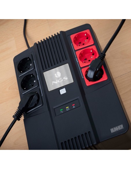 SAI UPS 600VA NGS FORTRESS BUNKER 3+3XSCHUCKO