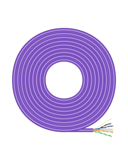 BOBINA CABLE DE RED AISENS RJ45 LSZH CAT.6 UTP RIGIDO AWG23 CCA (ALEACION) 500M