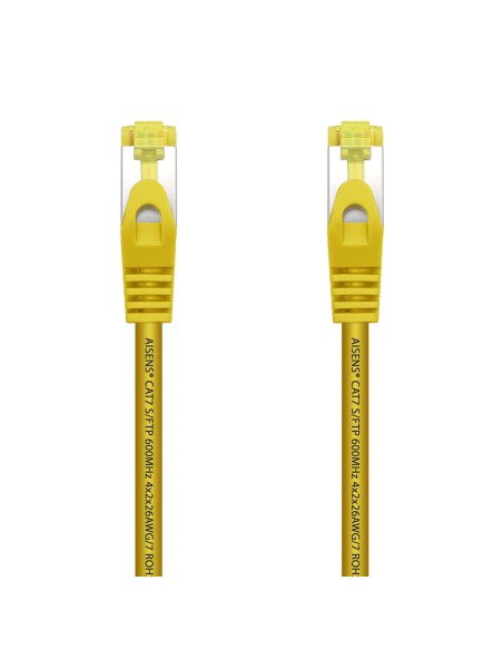 CABLE DE RED AISENS LATIGUILLO RJ45 LSZH CAT.7 SFTP PIMF AWG26 AMARILLO 1.0M