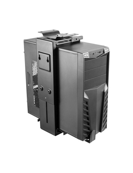 SOPORTE CPU AISENS GIRATORIO ANTIRROBO ALTURA AJUSTABLE BAJO ESCRITORIO O PARED