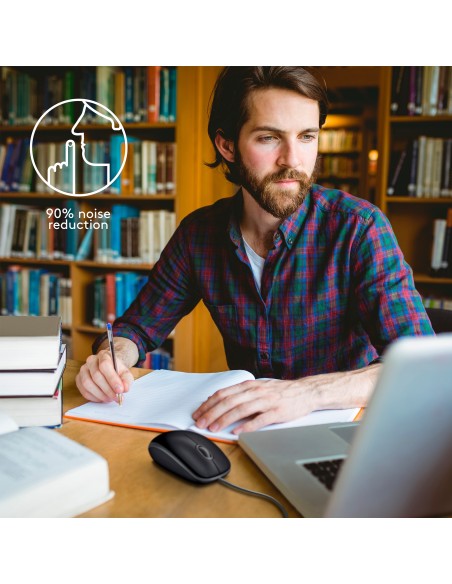 Logitech B110 1000DPI Negro