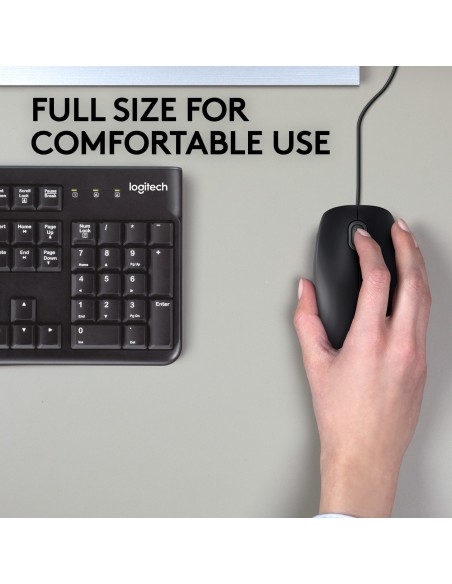 Logitech B110 1000DPI Negro