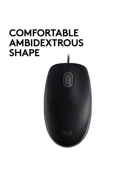 Logitech B110 1000DPI Negro