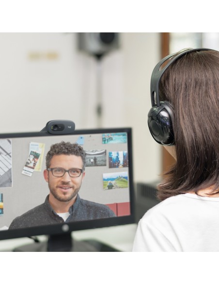 Logitech C505 cámara web 1280 x 720 Pixeles USB Negro