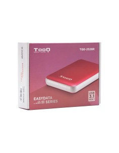 TooQ Caja externa para discos duros 2.5" SATA I II III a USB 3.1 Gen1 con UASP