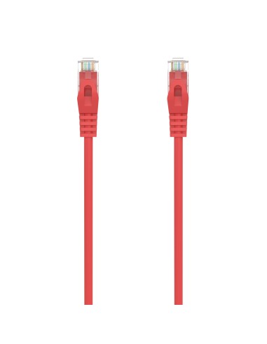 CABLE DE RED AISENS LATIGUILLO RJ45 LSZH CAT.6A 500 MHZ UTP AWG24 ROJO 1.5M