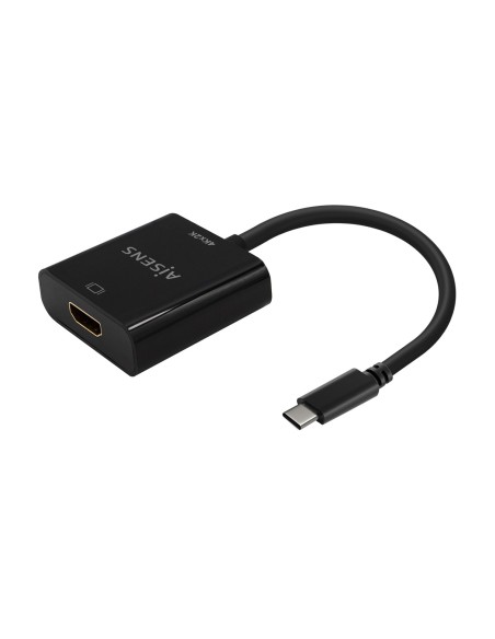 CONVERSOR AISENS USB-C A HDMI 4K30HZ USB-C M-HDMI H NEGRO 15CM