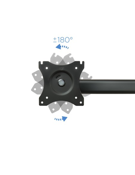 TooQ Soporte de mesa para 3 pantallas (monitor   plasma   LCD   LED) 13"-27"