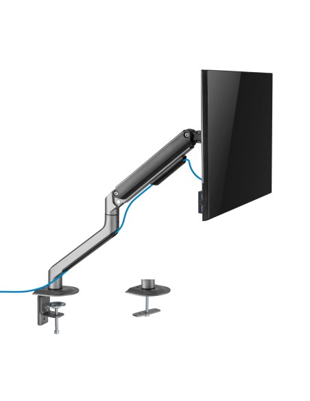 TooQ DB4032TNR-G soporte para monitor 81,3 cm (32") Abrazadera Atornillado Negro