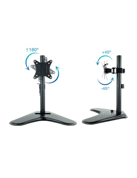 TooQ DB1701TN-B soporte para monitor 81,3 cm (32") Independiente Negro