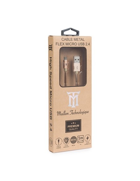 Maillon Technologique Premium MTPMUMG241 cable USB 1 m USB 2.0 USB A Micro-USB B Oro