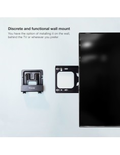 TooQ TQMPM4776 soporte de CPU Soporte de CPU para instalación en pared Negro