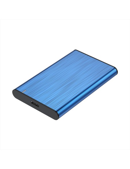 AISENS Caja Externa 2,5" ASE-2525BLU 9.5mm SATA a USB 3.0 USB3.1 Gen1, Azul