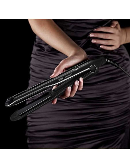PLANCHA PARA EL PELO BRAUN BRST780E  NEGRA