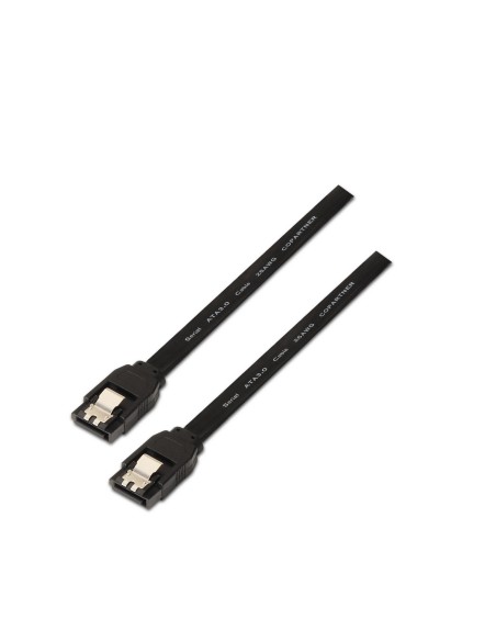 CABLE DATOS SATA-3 AISENS 0.5M NEGRO