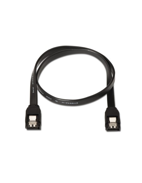 CABLE DATOS SATA-3 AISENS 0.5M NEGRO