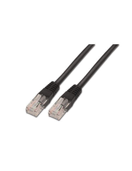 CABLE RED UTP CAT6 RJ45 AISENS 0.5M NEGRO