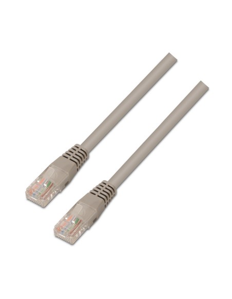 CABLE RED UTP CAT5E RJ45 AISENS 25CM GRIS