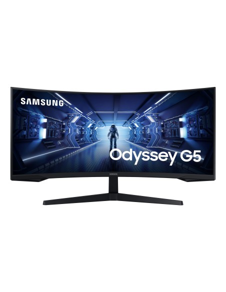 Samsung Odyssey G5 G55T 34" Ultra Wide Dual Quad HD LED 1ms Curvo Negro