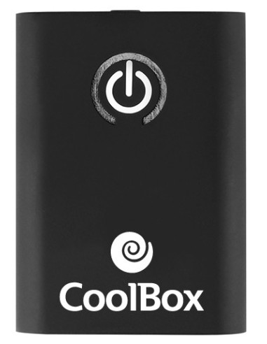 CoolBox COO-BTALINK transmisor de audio Bluetooth 3,5 mm 15 m Negro