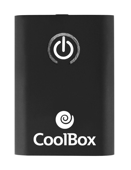CoolBox COO-BTALINK transmisor de audio Bluetooth 3,5 mm 15 m Negro