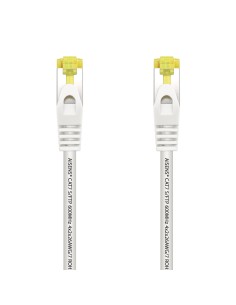 CABLE DE RED LATIGUILLO RJ45 LSZH CAT.7 600 MHZ SFTP AWG26 BLANCO 2.0M