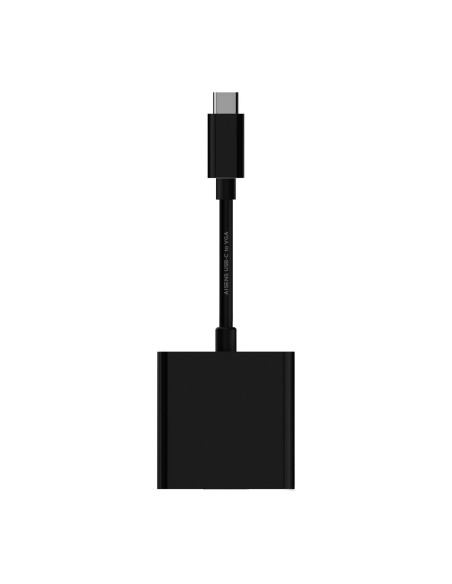 CONVERSOR USB-C A VGA USB-C M-HDB15 H NEGRO 15CM