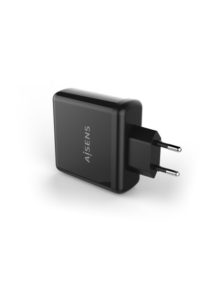 AISENS Cargador PD3.0 QC3.0 1 Puerto 1xUSB-C 60W, Negro
