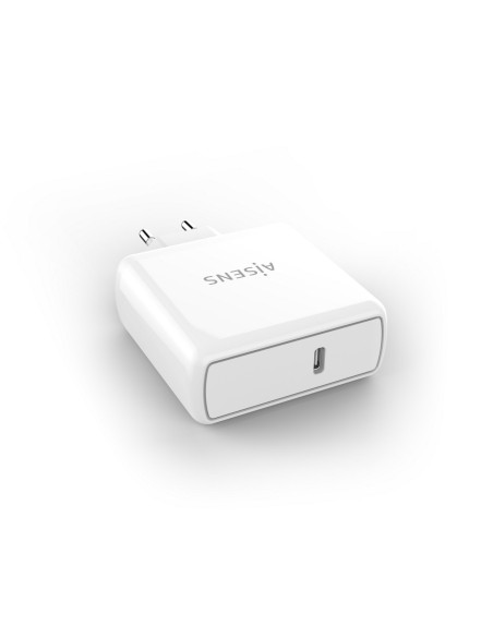 AISENS Cargador PD3.0 QC3.0 1 Puerto 1xUSB-C 60W, Blanco