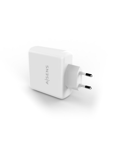 AISENS Cargador PD3.0 QC3.0 1 Puerto 1xUSB-C 60W, Blanco