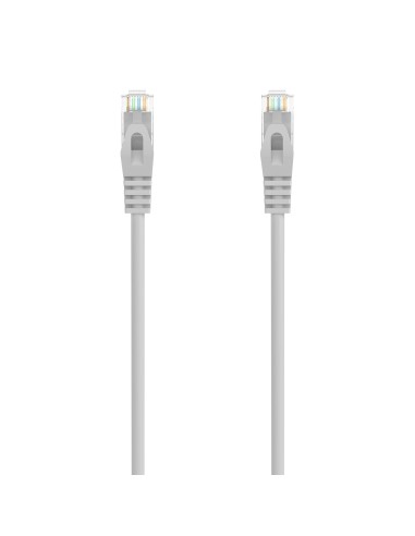 AISENS CABLE DE RED LATIGUILLO RJ45 LSZH CAT.6A 500 MHZ UTP AWG24 GRIS 30CM