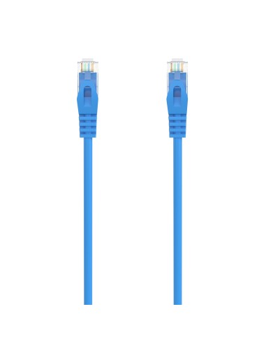 AISENS CABLE DE RED LATIGUILLO RJ45 LSZH CAT6A 500 MHZ UTP AWG24 AZUL 10M