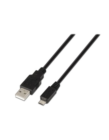 CABLE USB(A) A MICRO USB(B) 2.0 AISENS 1.8M NEGRO