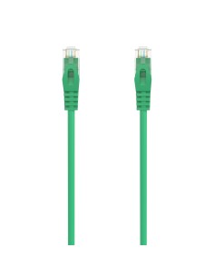 AISENS Cable de Red Latiguillo RJ45 LSZH Cat.6A 500 Mhz UTP AWG24, Verde, 0.5M