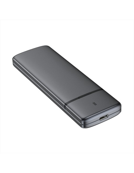 AISENS Caja Externa M.2 (NGFF) ASM2-002G SATA NVME a USB3.1 USB3.2 GEN2, Gris