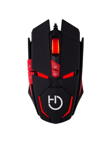Hiditec Micrurus 8100DPI Negro Rojo