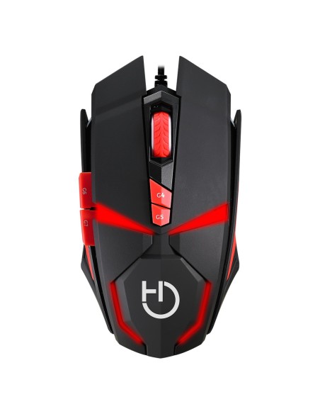 Hiditec Micrurus 8100DPI Negro Rojo