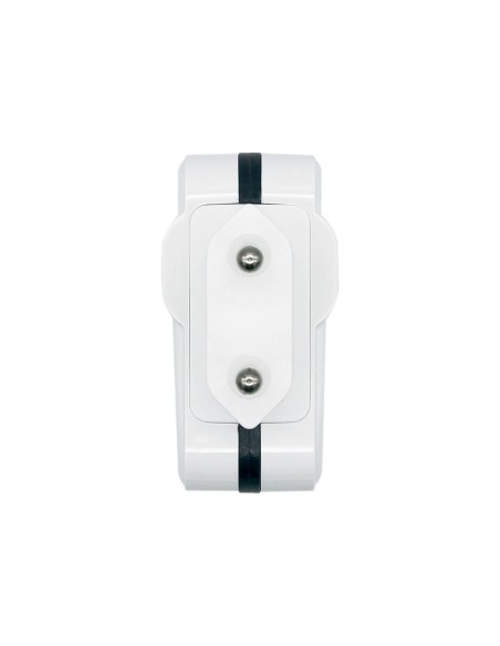 AISENS Cargador USB 17W 5V 3.4A, 2xUSB Con Control AI, Blanco
