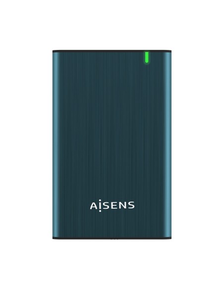 AISENS CAJA EXTERNA 2.5" ASE-2525PB 9.5MM SATA A USB 3.0 3.1 GEN1 AZUL PACIFICO