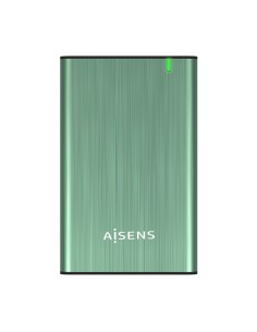 AISENS CAJA EXTERNA 2.5" ASE-2525SGN 9.5MM SATA A USB 3.0 USB3.1 GEN1 VERDE