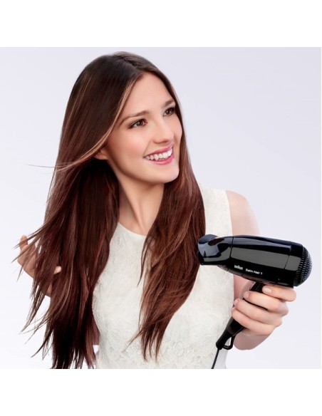SECADOR BRAUN SATIN HAIR 1 HD130  1200W  NEGRO