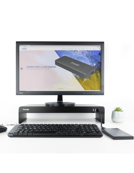 TooQ TQMR0124 soporte para monitor Independiente Negro