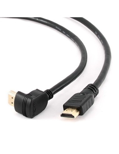 iggual Cable Conexión HDMI V1.4 90º 19 PIN 1,8 M.