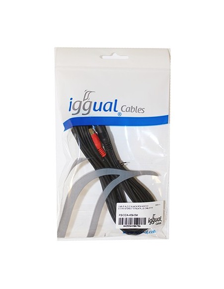 iggual Cable Audio MJACK RCA M M 5 Metros