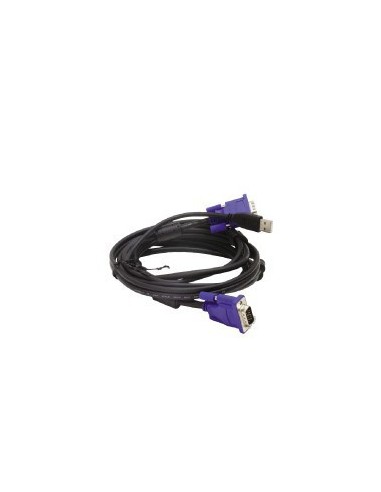 D-Link DKVM-CU cable para video, teclado y ratón (kvm) Negro 1,8 m