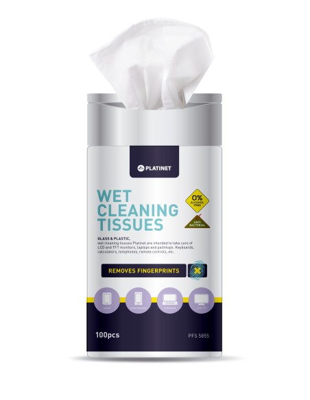 Platinet PFS5855 kit de limpieza para computadora Universal Toallitas para limpieza de equipos