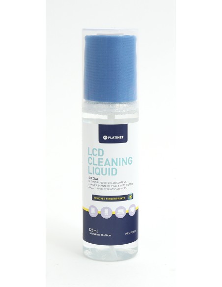 Platinet PFS-PCK05 kit de limpieza para computadora LCD LED Plasma Líquido para limpieza de equipos 125 ml