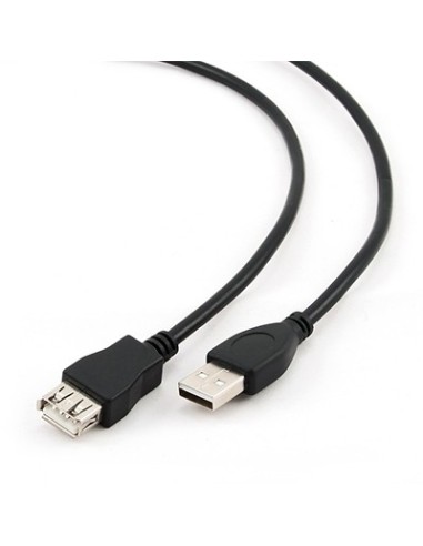 iggual Cable USB 2.0 TIPO A M-A H Negro 4.5 Metros