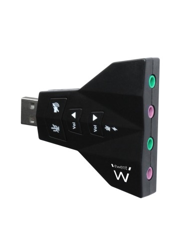 Ewent EW3761 tarjeta de audio 4.0 canales USB