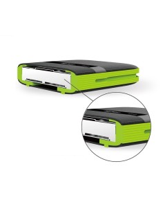 Silicon Power Armor A60 disco duro externo 3000 GB Negro, Verde
